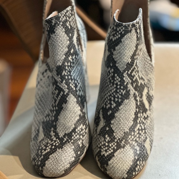 Steve Madden snakeprint booties - Picture 2 of 4